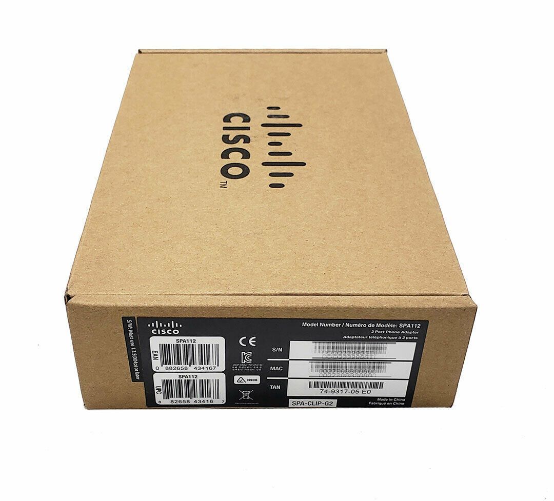 Cisco SPA112 2-Port Phone Adapter (SPA112)