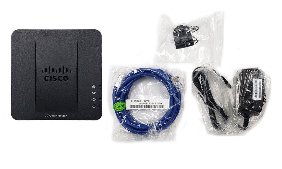 Cisco SPA122 Analog Telephone Adapter w/Router (SPA122)