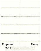 Avaya 6221 Single Line Telephone Labels (10 labels)