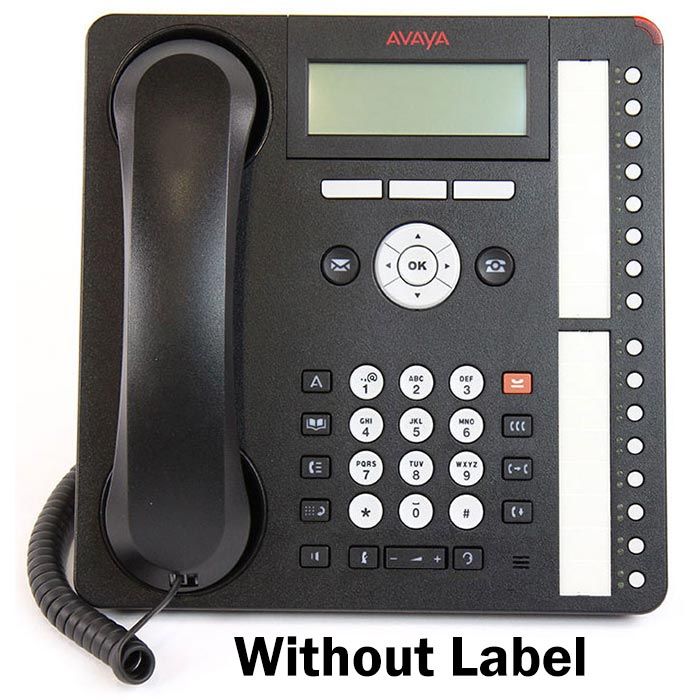 English Text Label for Avaya 1408, 1416, 1608-I, and 1616-I Global Phones