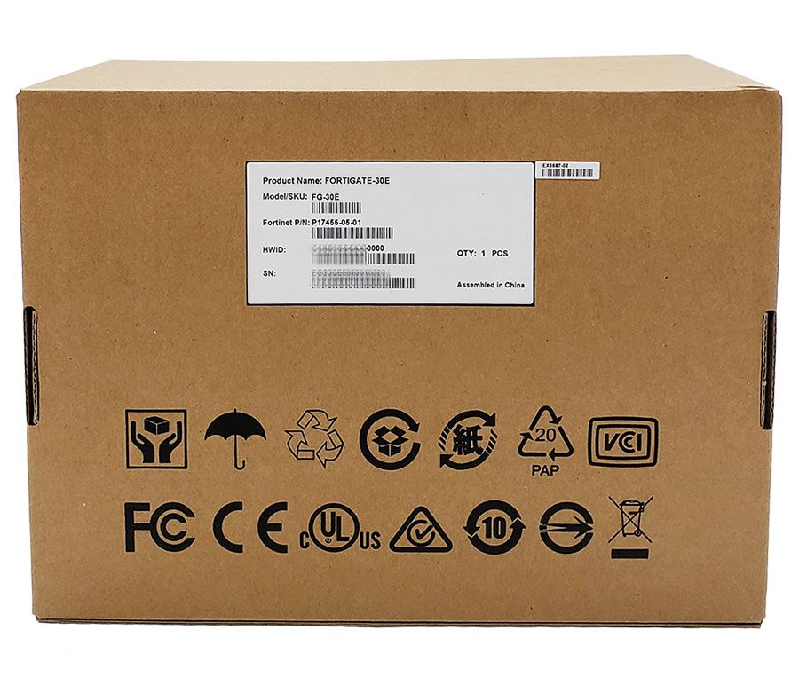 Fortinet FortiGate 30E Secure SD-WAN Appliance (FG-30E, P17455-05-01)