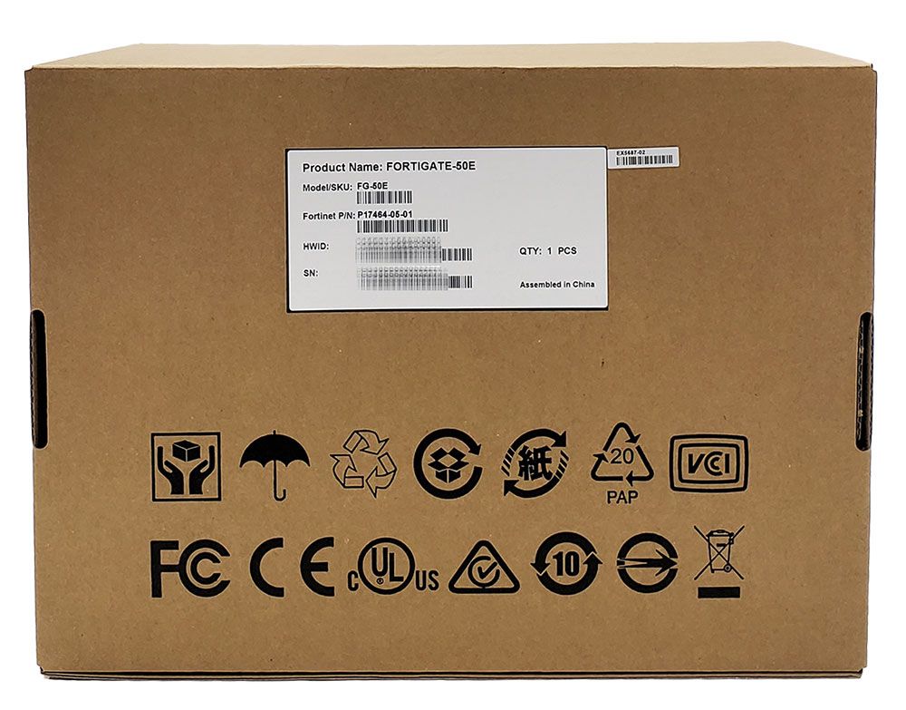 Fortinet FortiGate 50E Secure SD-WAN Appliance (FG-50E, P17464-05-01)