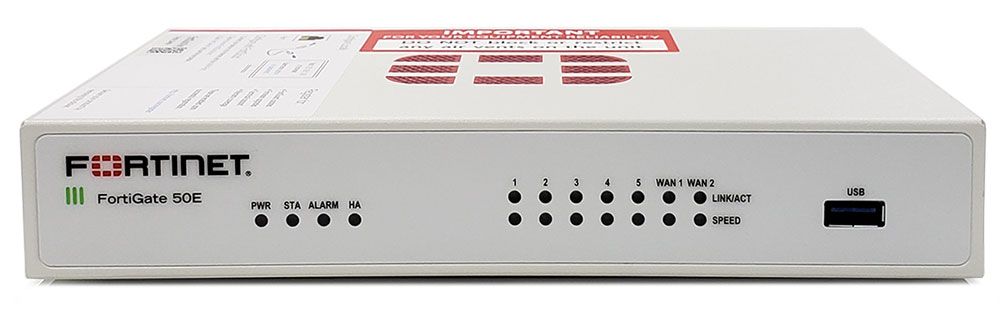 Fortinet FortiGate 50E Secure SD-WAN Appliance (FG-50E, P17464-05-01)
