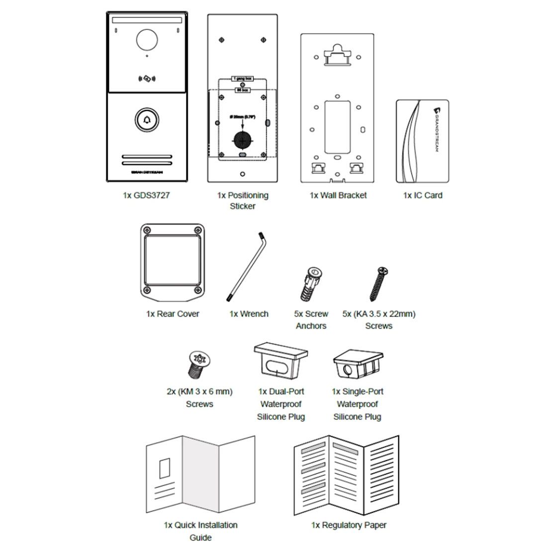 Grandstream GDS3727 IP Video Doorphone