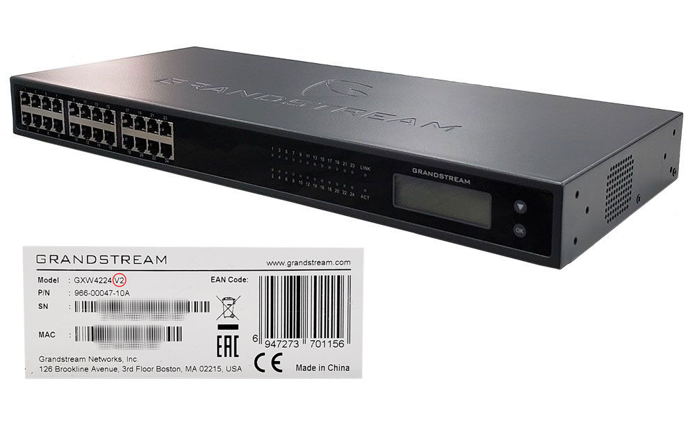 Grandstream GXW4224 V2 FXS Gateway