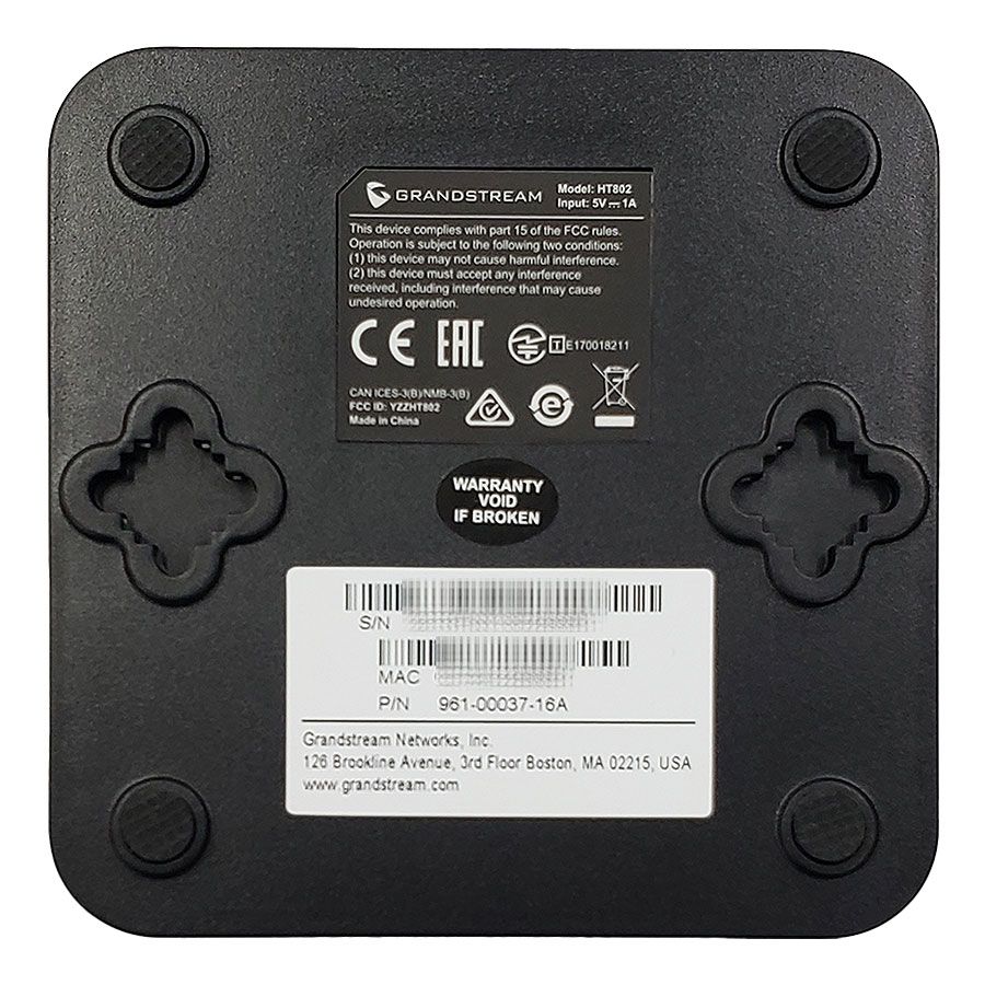 Grandstream HT802 Analog Telephone Adapter (ATA)