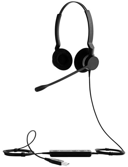 Jabra BIZ 2300 USB UC Duo Headset (2399-829-109)