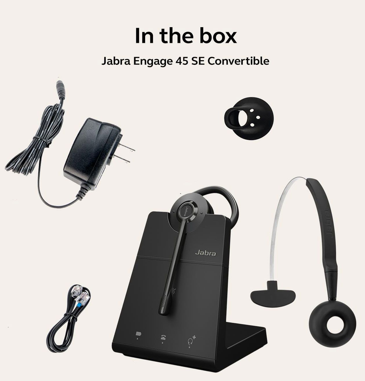 Jabra Engage 45 SE Convertible Wireless Headset (9655-523-125)