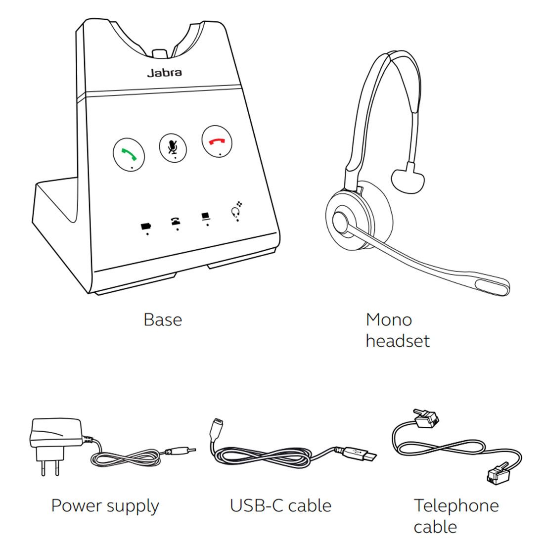 Jabra Engage 65 SE Mono Wireless Headset (9653-553-125)