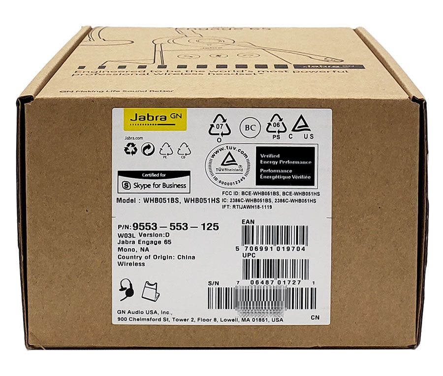 Jabra Engage 65 Stereo Wireless Headset (9559-553-125)