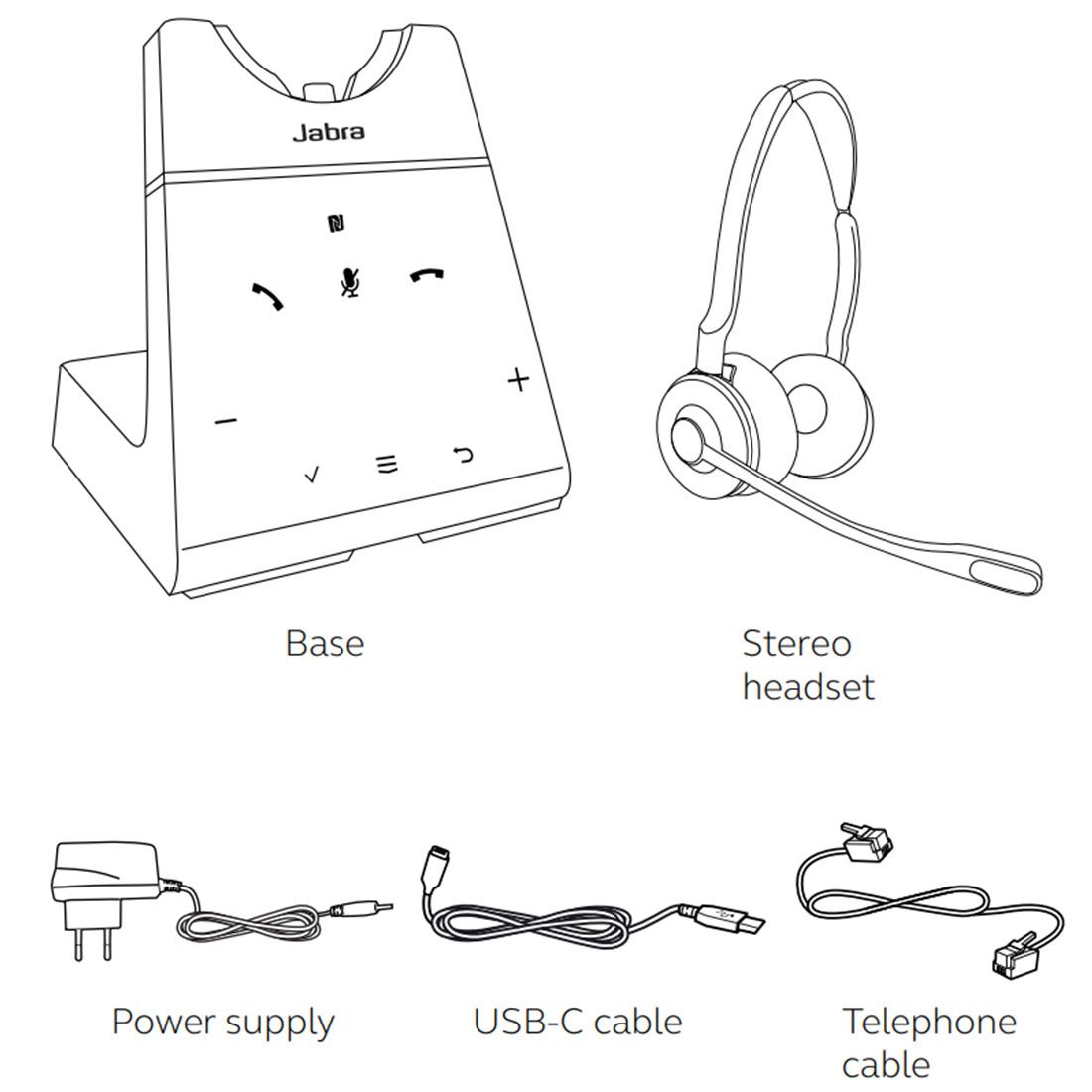 Jabra Engage 75 SE Stereo Wireless Headset (9659-583-125)