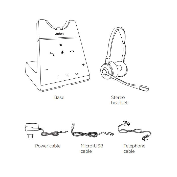 Jabra Engage 75 Stereo Wireless Headset (9559-583-125)