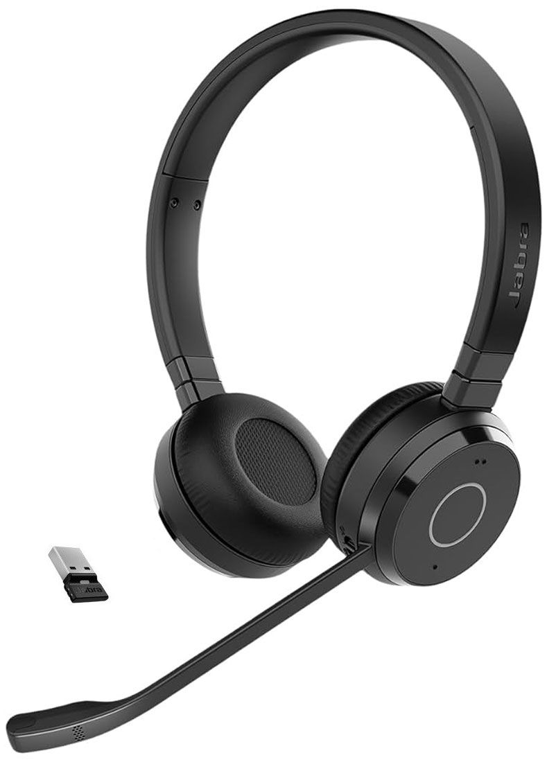 Jabra Evolve 65 TE Stereo MS Teams Wireless Headset w/Charging Stand (6699-833-399)