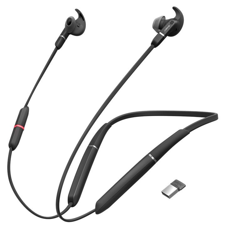 Jabra Evolve 65e UC Stereo Wireless Headset (6599-629-109)