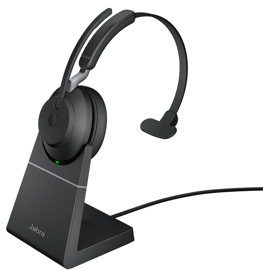 Jabra Evolve2 65 MS Teams Mono Wireless Headset w/Charging