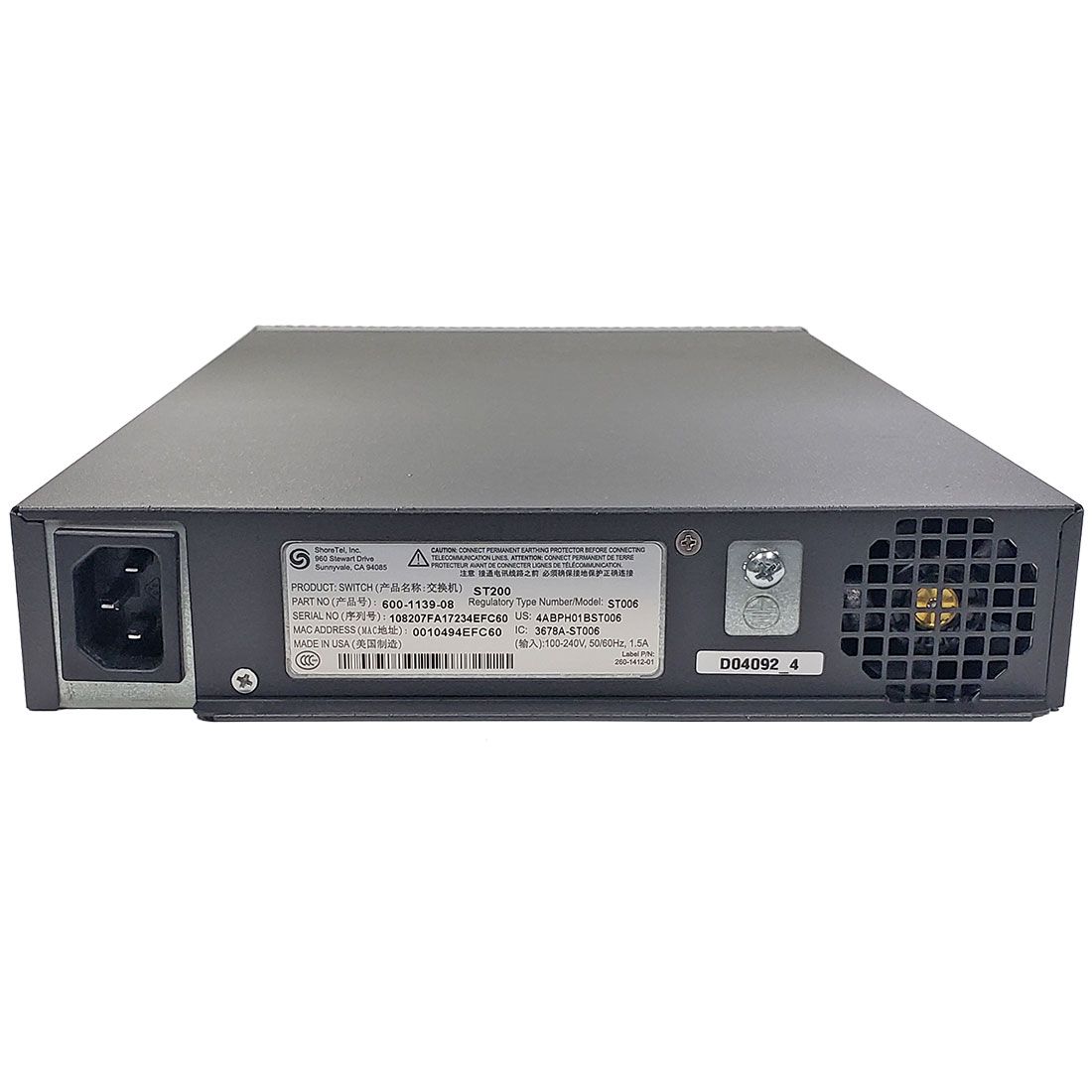 Mitel ST200 Voice Switch (10583)