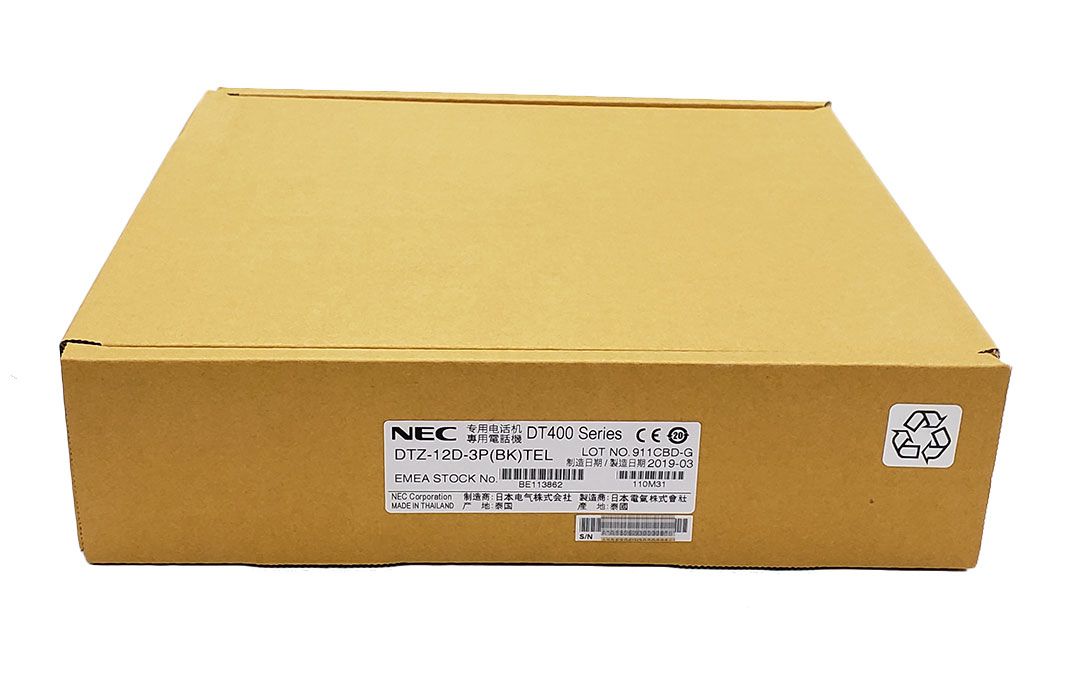 NEC DTZ-12D-3 Digital Phone Black (DT430)