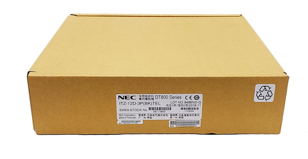 NEC ITZ-12D-3 IP Phone Black (DT830)