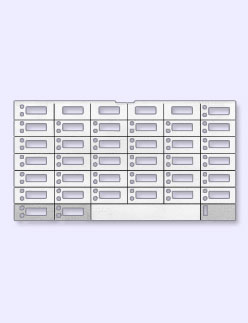 Partner 34D Laser/Inkjet Printable Telephone Labels (10 labels)
