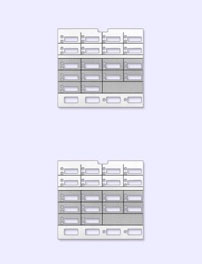 Partner MLS-18D Laser/Inkjet Printable Telephone Labels (10 labels)
