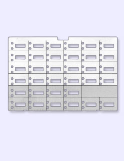 Partner MLS-34D Laser/Inkjet Printable Telephone Labels (10 labels)