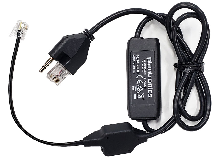 Plantronics APV-63 Electronic Hook Switch Cord (38734-11)