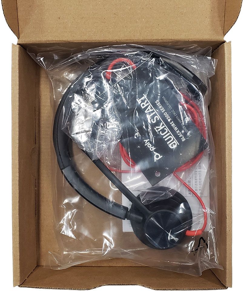 Plantronics Blackwire 3310-M USB-A Headset (212703-101, BW3310-M)