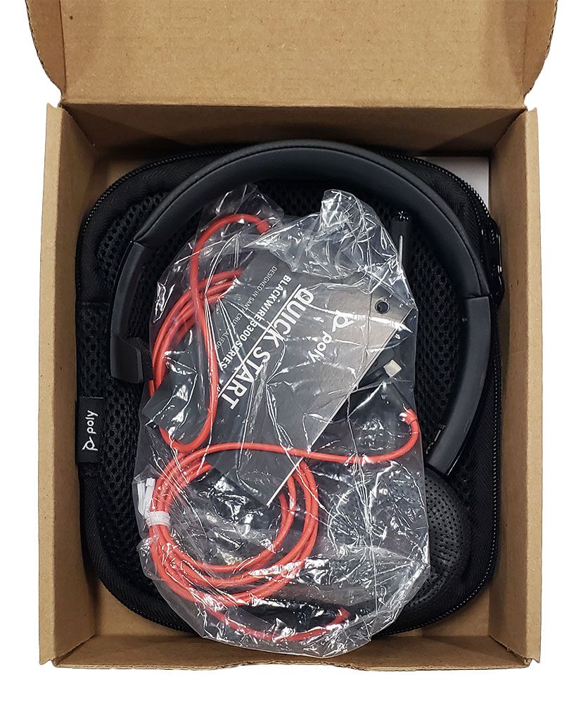 Plantronics - Blackwire 3215 - Cuffie cablate a orecchio singolo (mono) con microfono a braccio - USB-C per la connessione a cellulari, PC o Mac