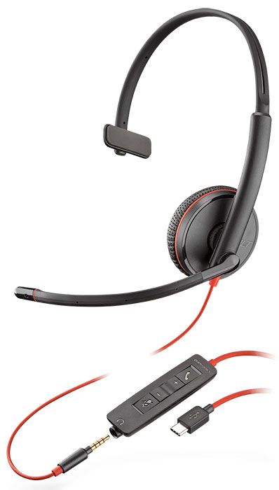 Plantronics Blackwire C3215 USB-C Headset (209750-101)