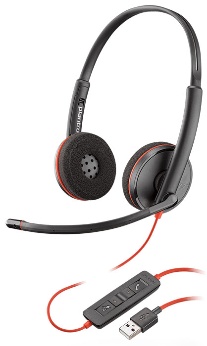 Plantronics Blackwire C3220 USB-A Headset (209745-101)