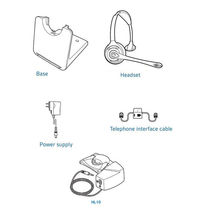 Plantronics CS510 Wireless Headset with Handset Lifter (84691-11)