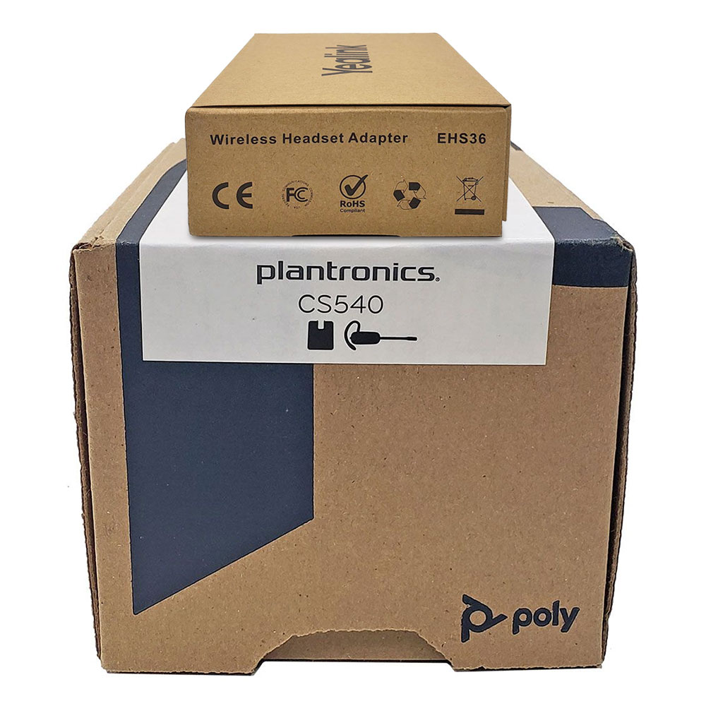 Plantronics CS540 Wireless Headset Package for Yealink IP Phones