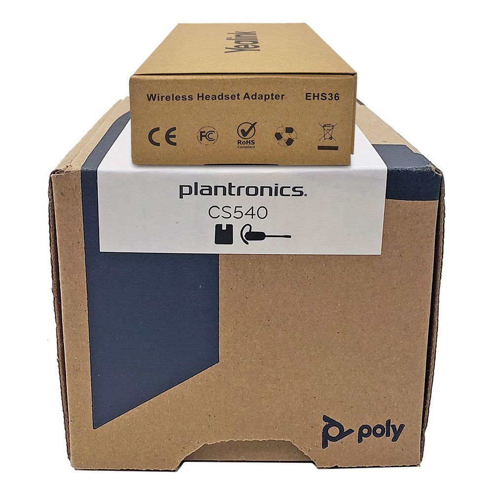 Plantronics CS540 Wireless Headset Package for Yealink IP Phones (EHS36)