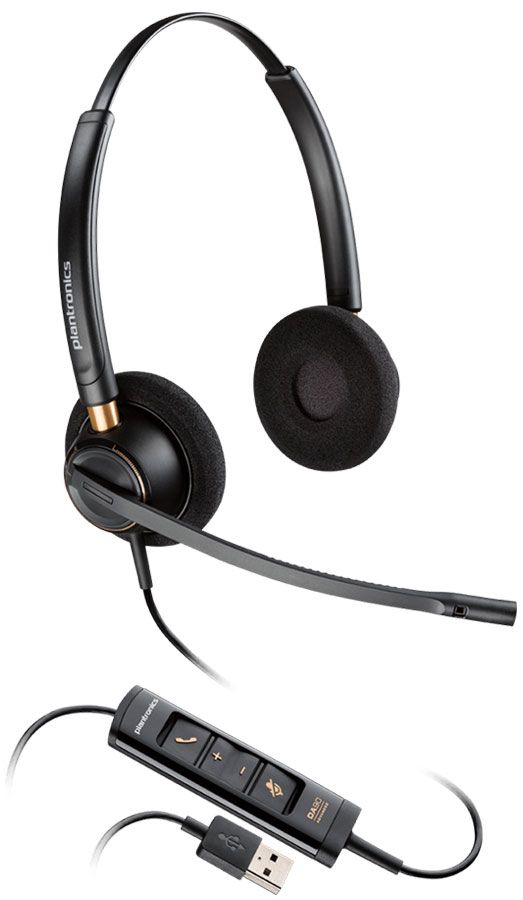 Plantronics EncorePro HW525 USB Headset (203444-01)