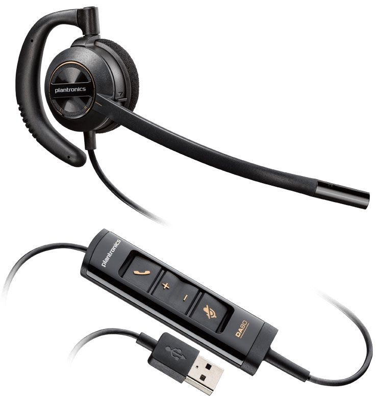 Plantronics EncorePro HW535 USB Headset (203446-01)