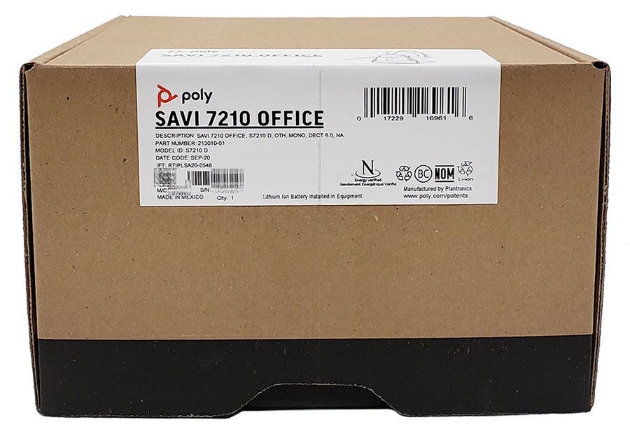 Plantronics Savi 7210 Office Wireless Headset Package for ShoreTel 200 and 500 Series IP Phones
