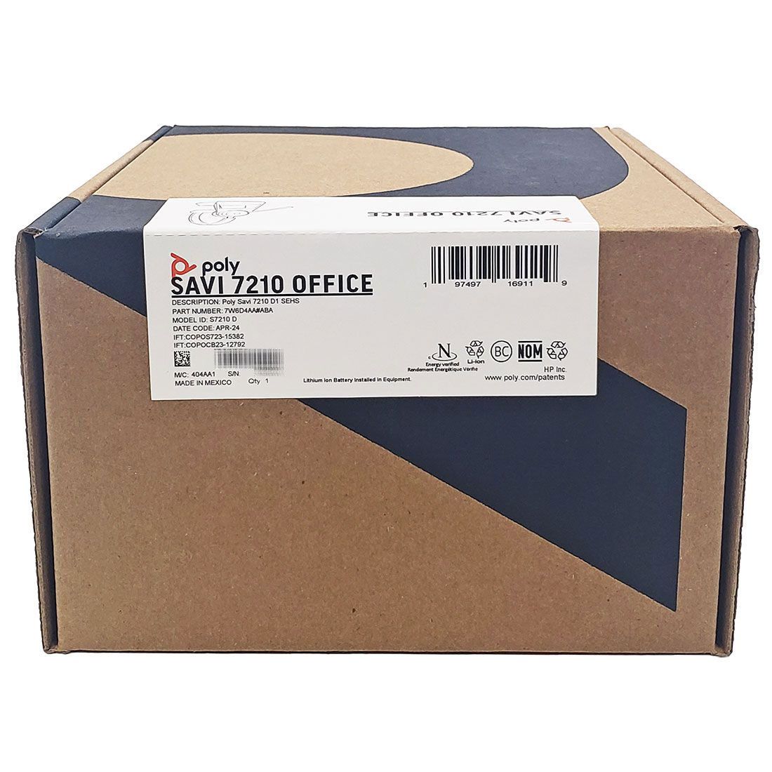 Poly Savi 7210 Office Wireless Headset (213010-01, S7210-D)