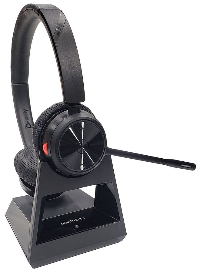 Plantronics Savi W745 Convertible Wireless Headset For Desk Phone, Com