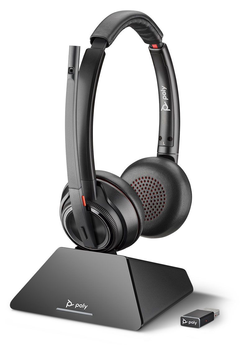 Plantronics Savi 8220-M UC Wireless Headset (209214-01, S8220-M)