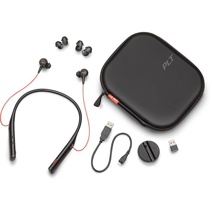 Poly Voyager 6200 UC Wireless Headset, USB-A Black (208748-101)