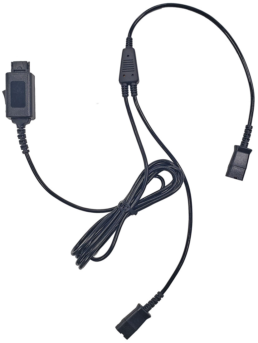 Y-Trainer Adapter for Plantronics Headsets (OEM Compatible)