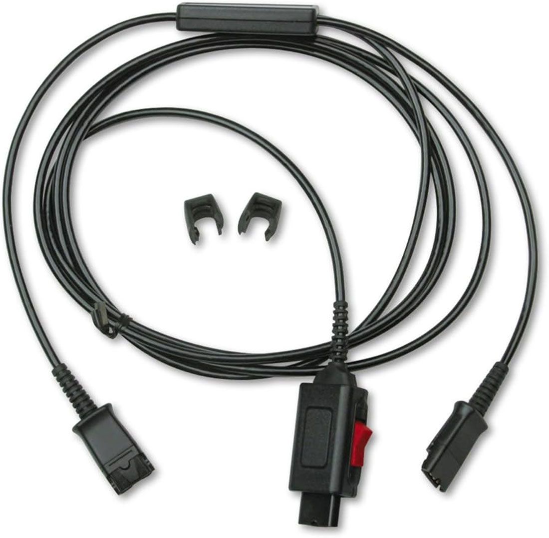 Plantronics Y-Training Cable w/Mute Switch and QD Lock (27019-03, 85S07AA)