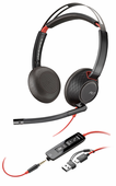 Poly Blackwire 5220 USB-C Headset w/USB-C to USB-A Adapter (8X231AA)