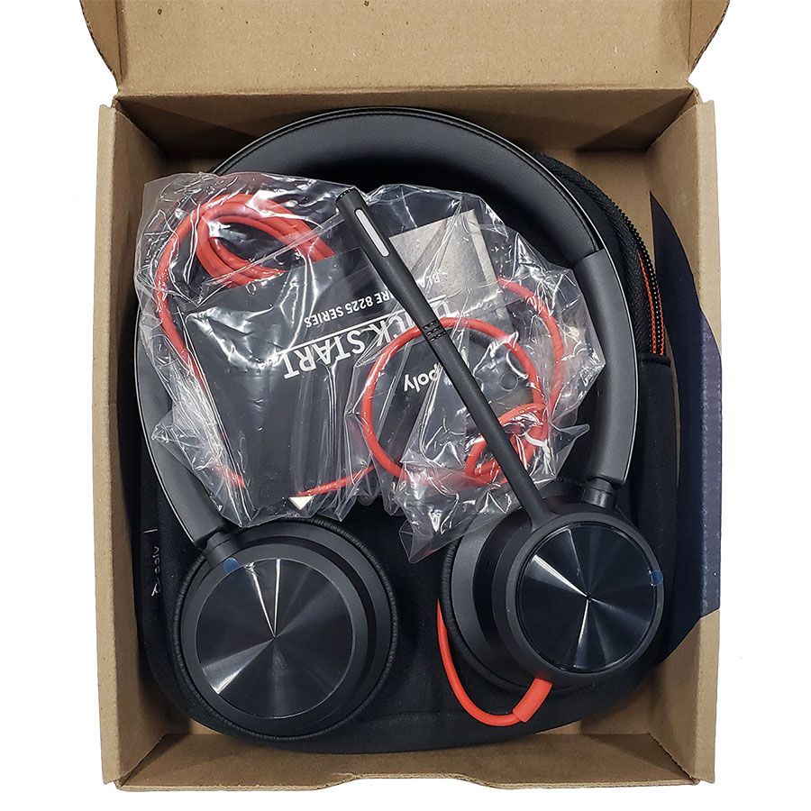 Poly Blackwire 8225 USB-C Headset w/USB-C to USB-A Adapter (8X223AA)