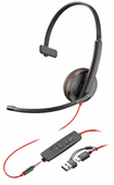 Poly Blackwire 5210 USB-C Headset w/USB-C to USB-A Adapter (8X230AA)