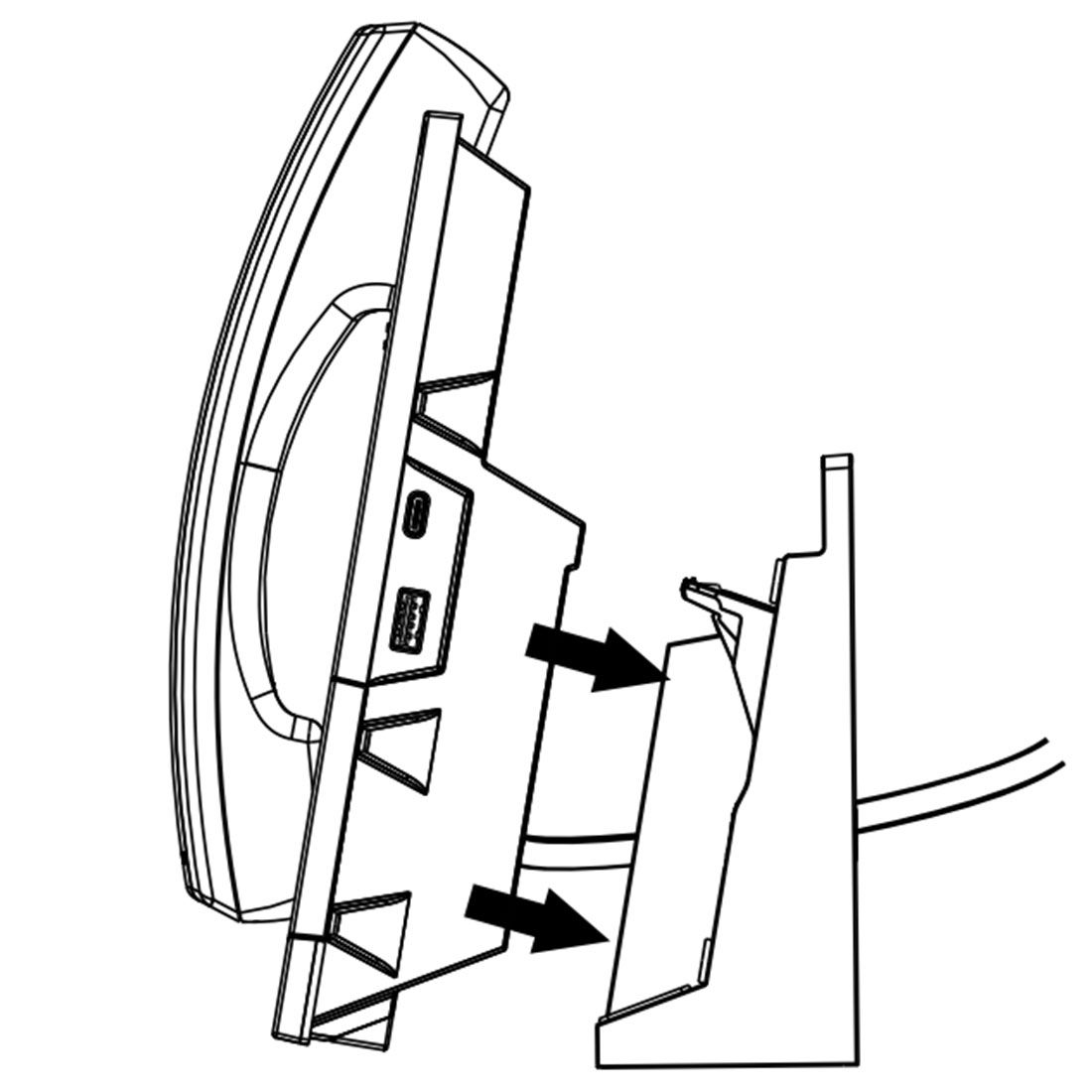 Poly CCX 500, 505 Wall Mount Bracket (89D06AA)