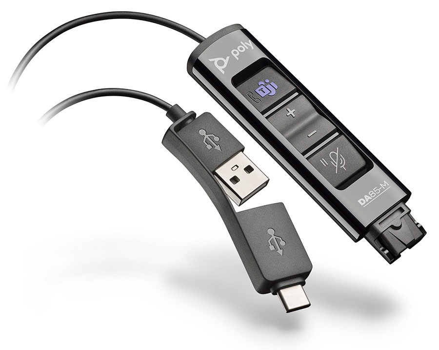 Poly DA85-M Smart Digital Headset Adapter for Teams (218268-01)