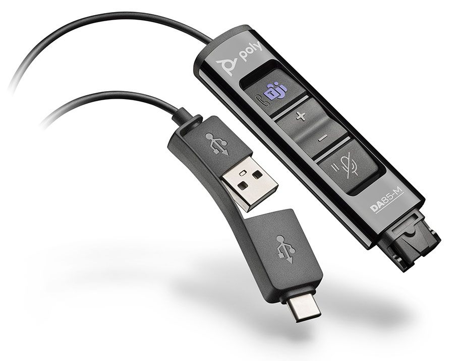 Poly DA85-M Smart Digital Headset Adapter for Teams (218268-01)