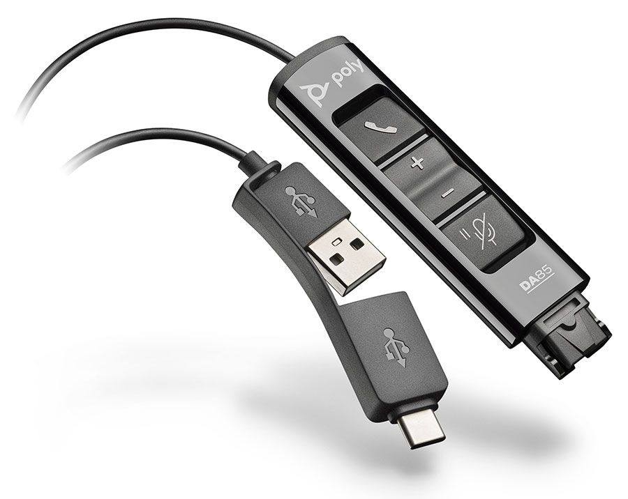 Poly DA85 Smart Digital Headset Adapter (218267-01)