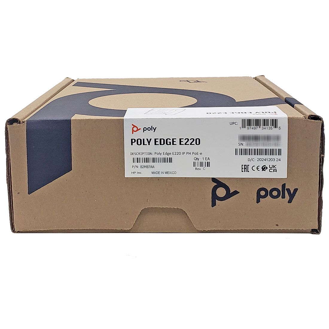 Poly Edge E220 IP Phone (2200-86990-025)